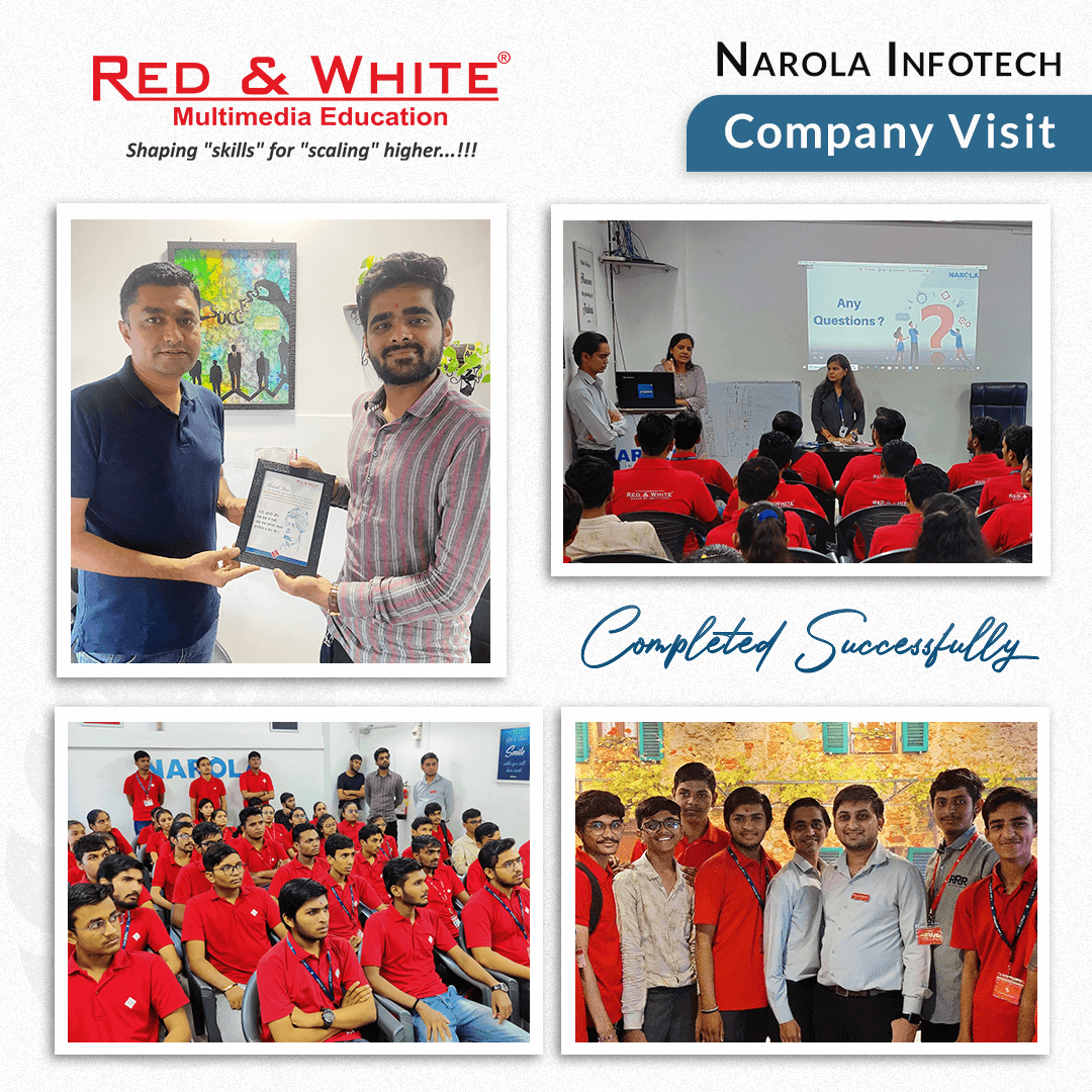 Red And White Multimedia Education organizes company visits